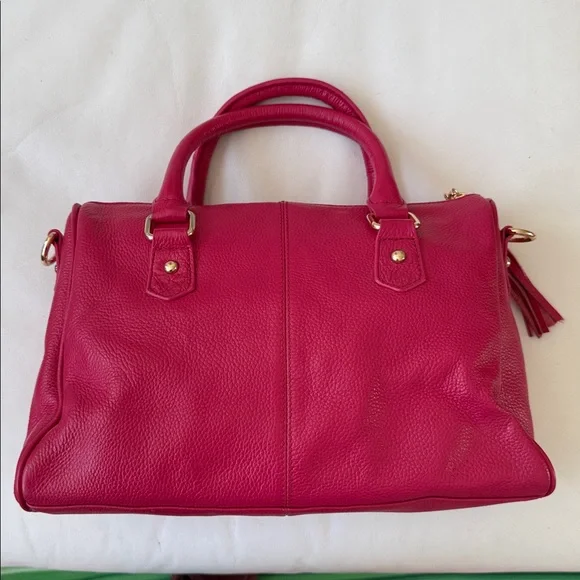 Erica Anenberg Pink Handbag. Gold hardware. - Picture 6 of 10